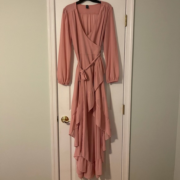 Windsor Dresses & Skirts - Pink wrap around dress reserved to hold status.
